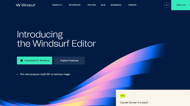 Windsurf – Công cụ lập trình AI do công ty Codeium phát hành.